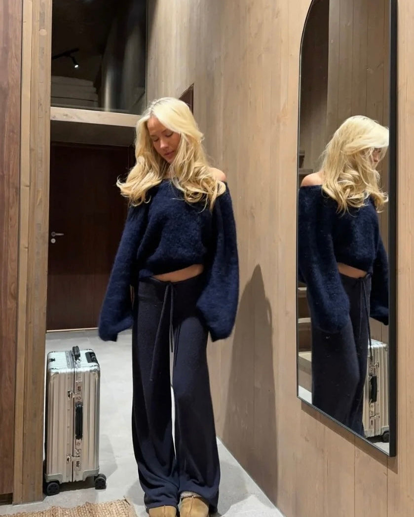 Velours Knit Sweater