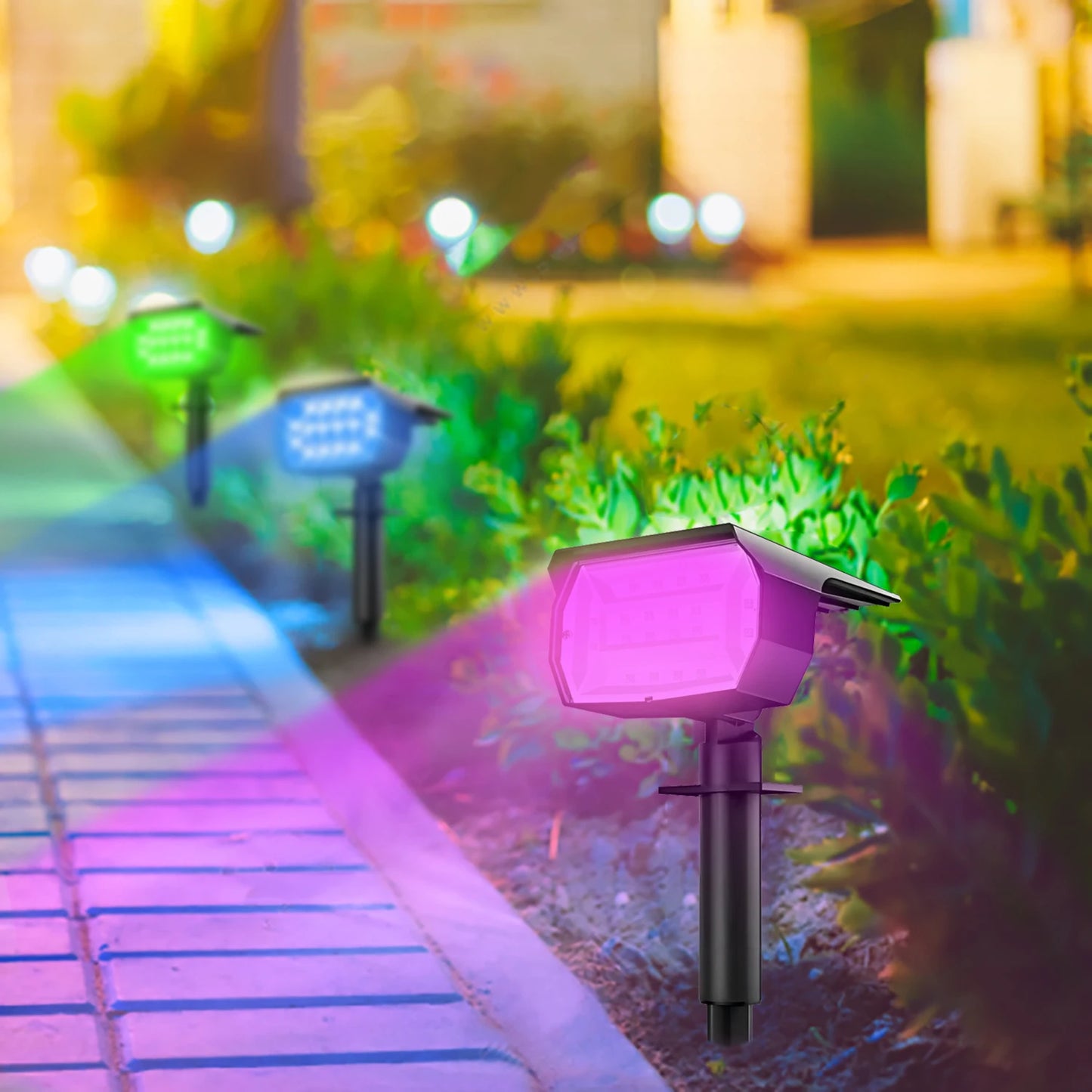 GlowScape™ Solar Landscape Lights