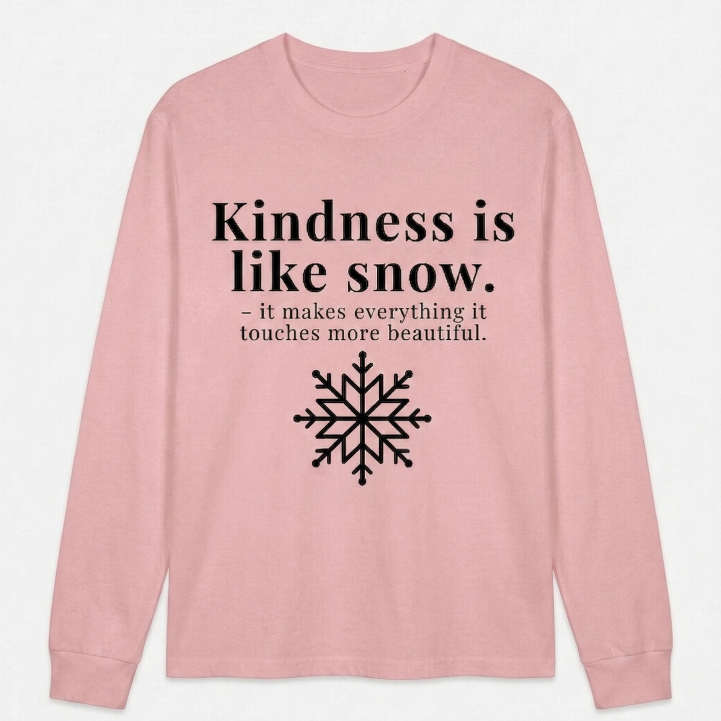 The "Kindness Like Snow" Long Sleeve