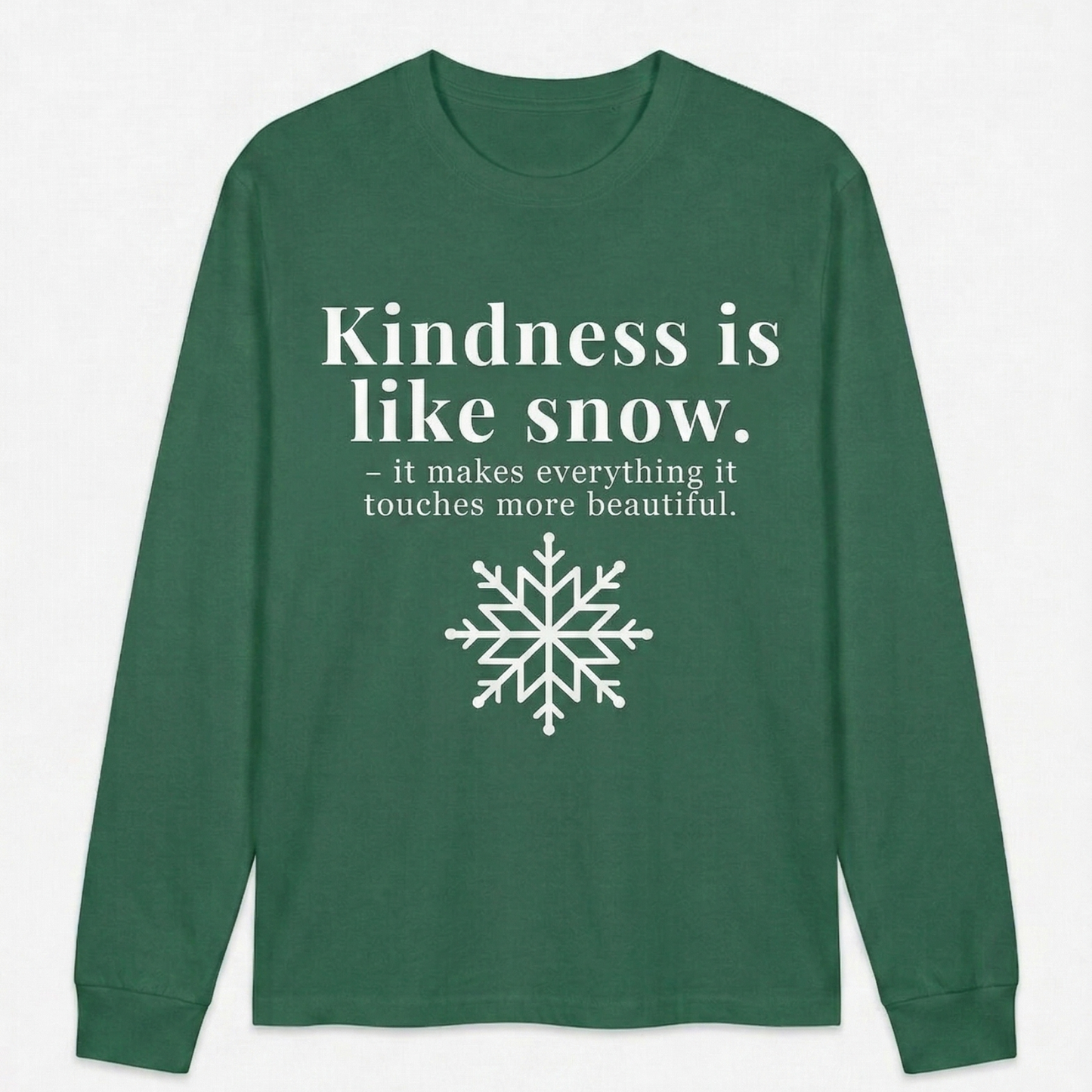 The "Kindness Like Snow" Long Sleeve
