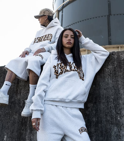 Leopard Hoodie Set