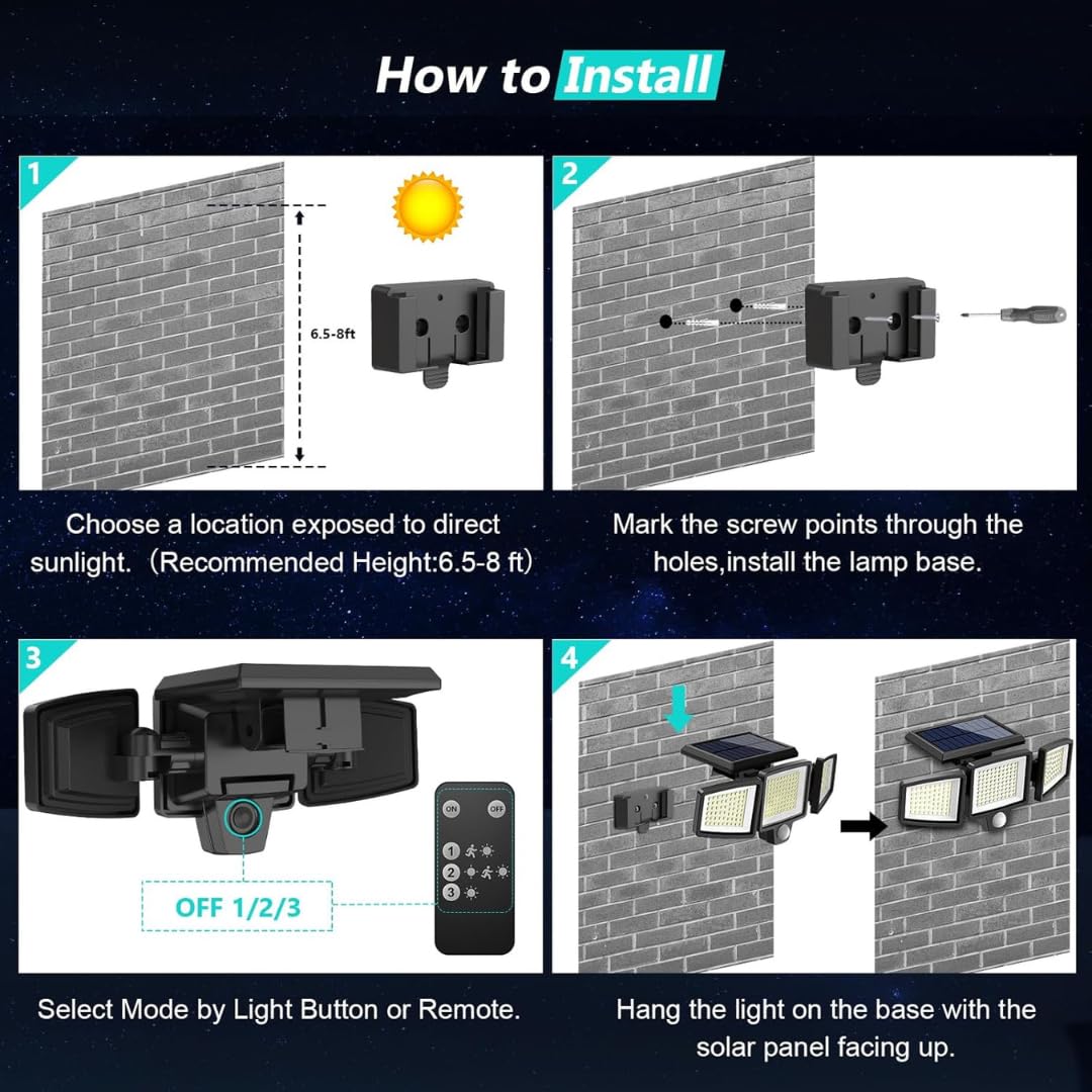 SentryBeam Solar Motion Security Light
