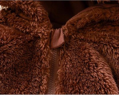 SnuggleBear™ - Fluffy Hooded Baby Romper