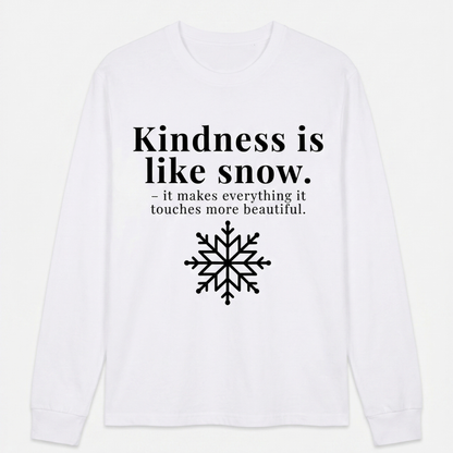 The "Kindness Like Snow" Long Sleeve