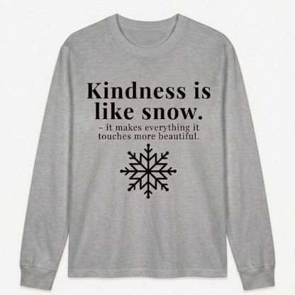 The "Kindness Like Snow" Long Sleeve