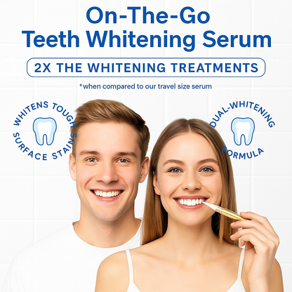 BrightSwipe™  Viral Teeth Whitening Serum Pen + Dual-Peroxide Formula & Xylitol
