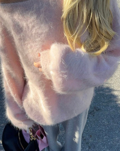 Velours Knit Sweater