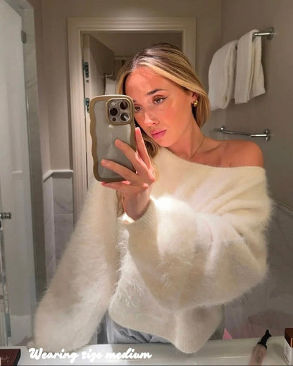 Velours Knit Sweater