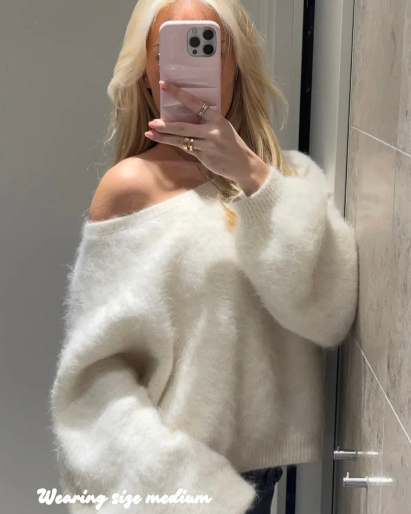 Velours Knit Sweater