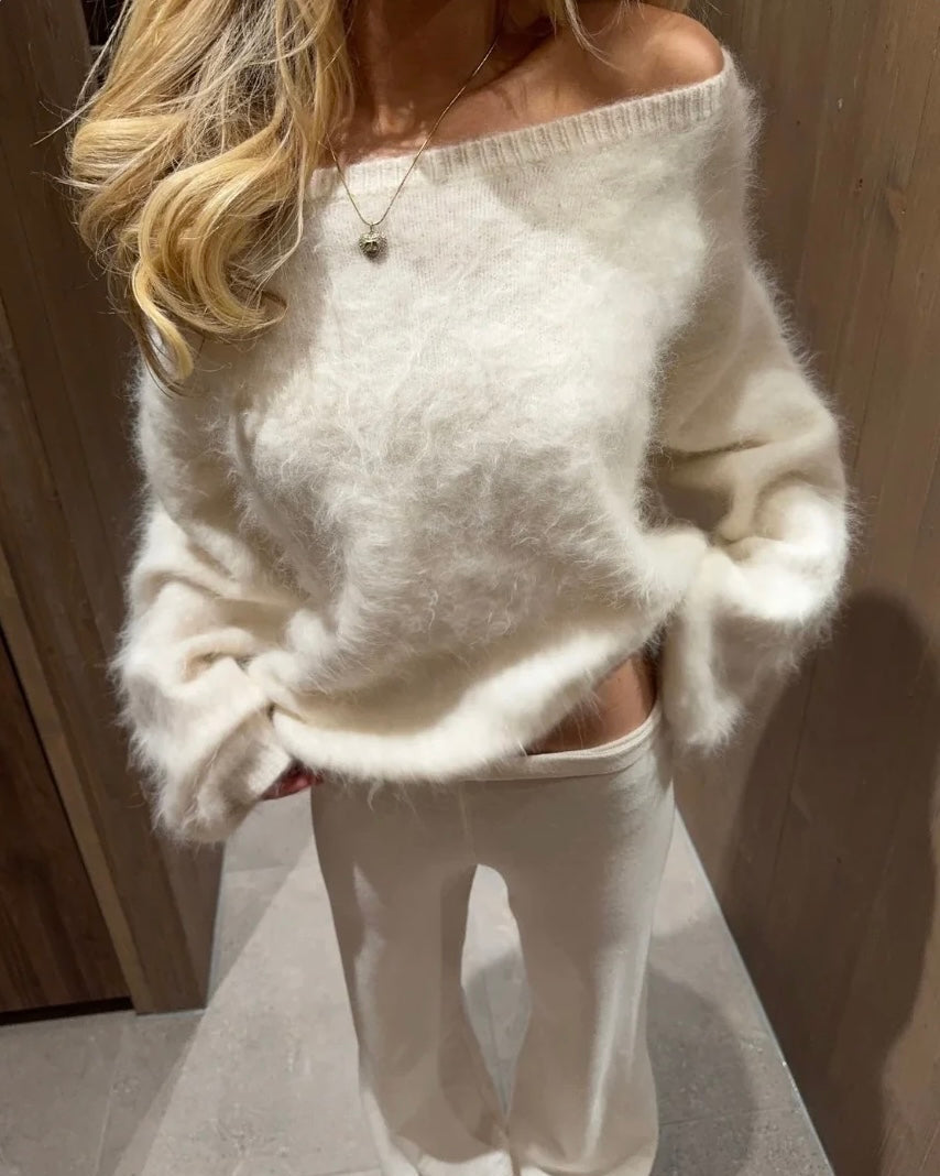 Velours Knit Sweater