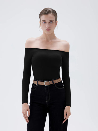 SkinSculpt™ Off-Shoulder Top