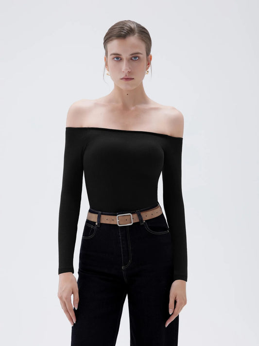SkinSculpt™ Off-Shoulder Top