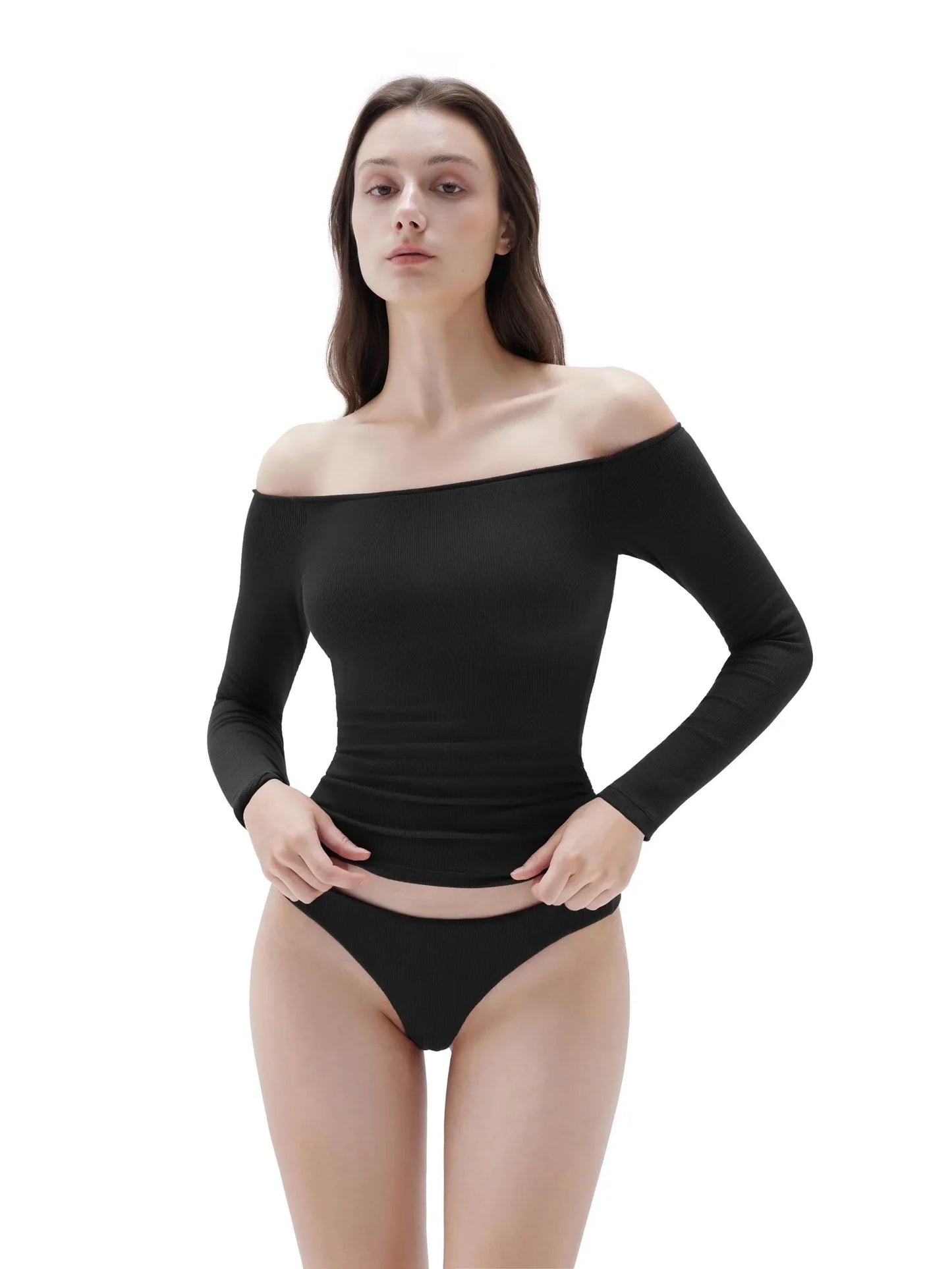 SkinSculpt™ Off-Shoulder Top