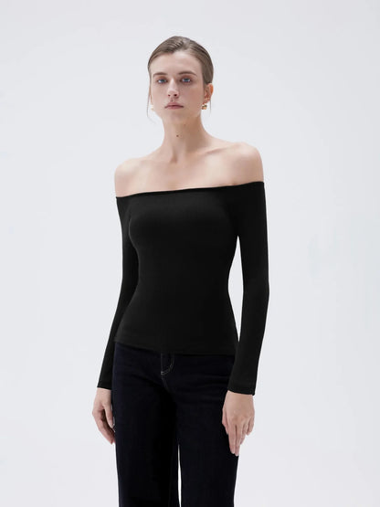 SkinSculpt™ Off-Shoulder Top