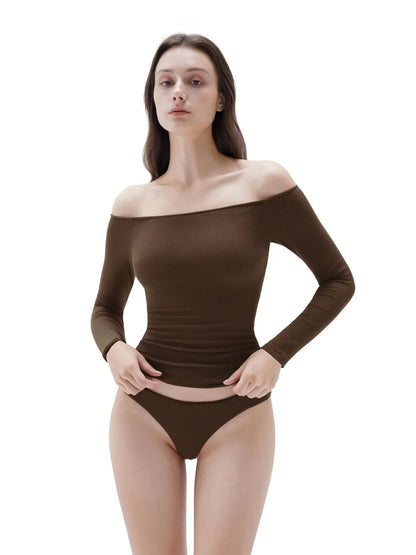 SkinSculpt™ Off-Shoulder Top