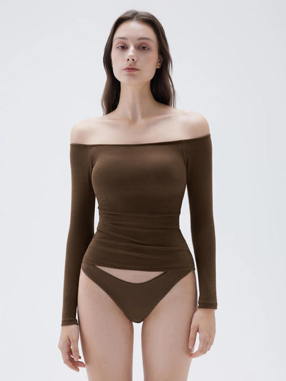 SkinSculpt™ Off-Shoulder Top