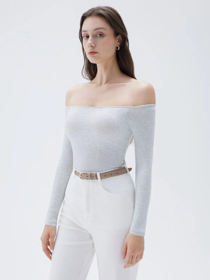 SkinSculpt™ Off-Shoulder Top