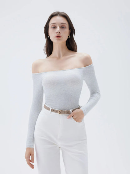 SkinSculpt™ Off-Shoulder Top