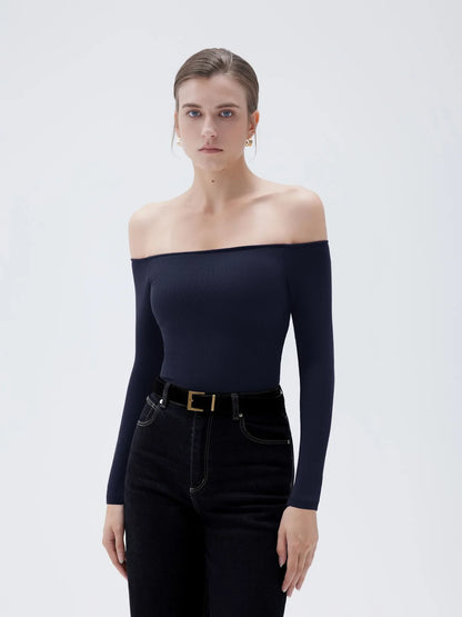 SkinSculpt™ Off-Shoulder Top