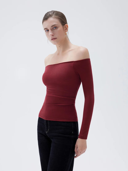 SkinSculpt™ Off-Shoulder Top