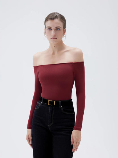 SkinSculpt™ Off-Shoulder Top