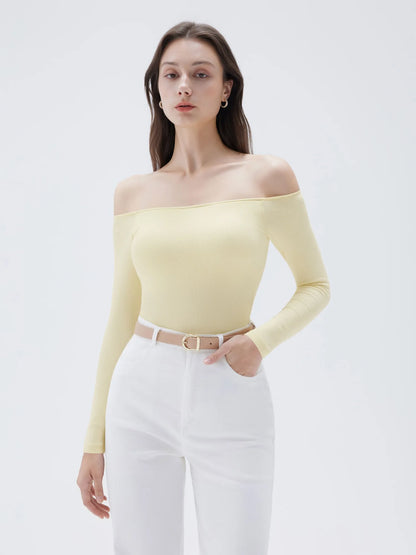 SkinSculpt™ Off-Shoulder Top