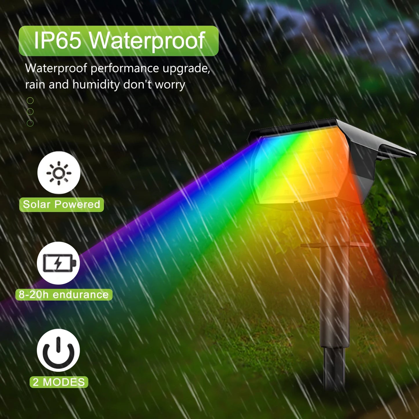 GlowScape™ Solar Landscape Lights