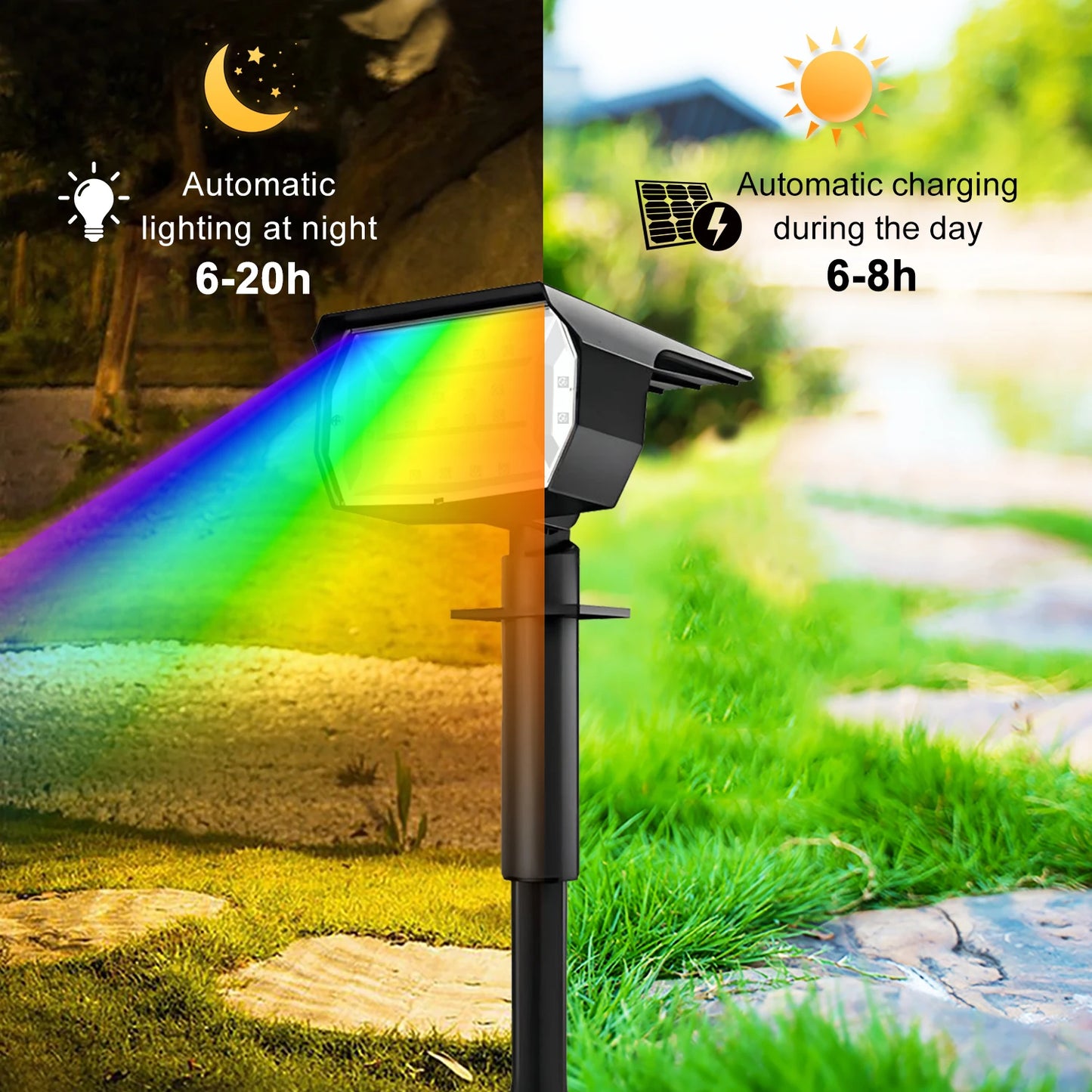 GlowScape™ Solar Landscape Lights