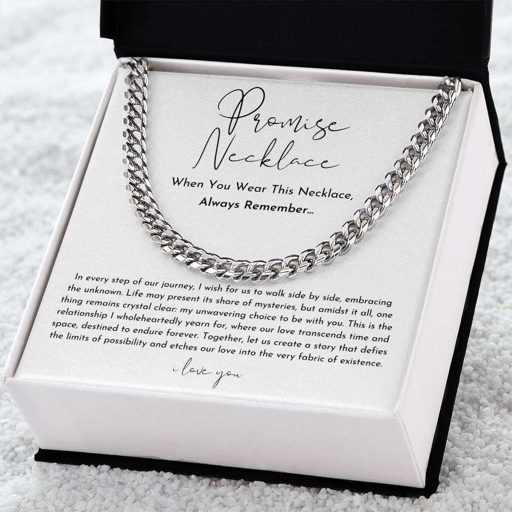 Promise Necklace For Him (ONLY $5.99 TODAY)