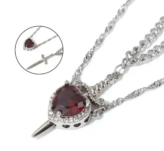 Sword Heart Necklace (93% OFF TODAY ONLY)