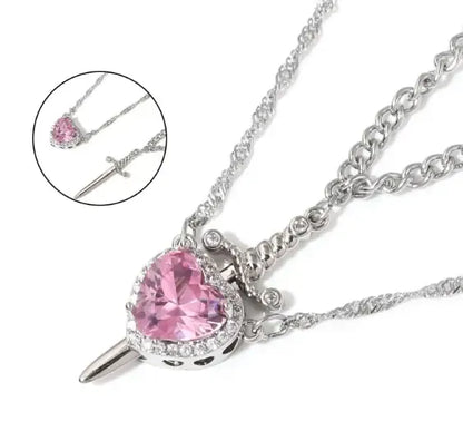 Sword Heart Necklace (93% OFF TODAY ONLY)